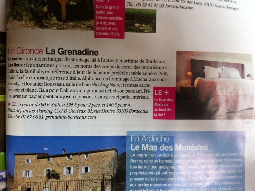 مبيت وإفطار بوردو La Grenadine المظهر الخارجي الصورة